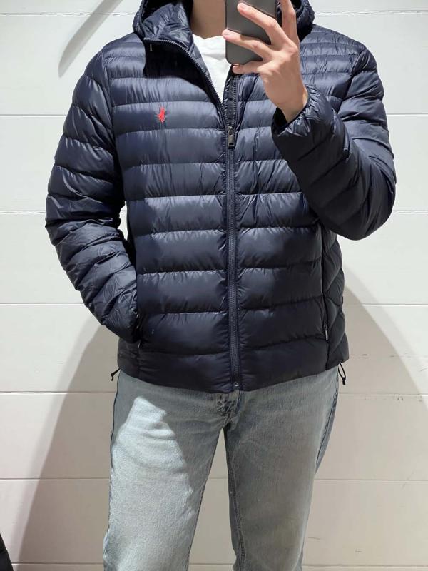 폴로랄프로렌 남성 포니 경량 후드 패딩 점퍼 710829156