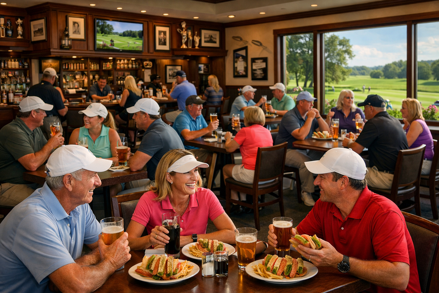 미국클럽하우스의모습 이미지