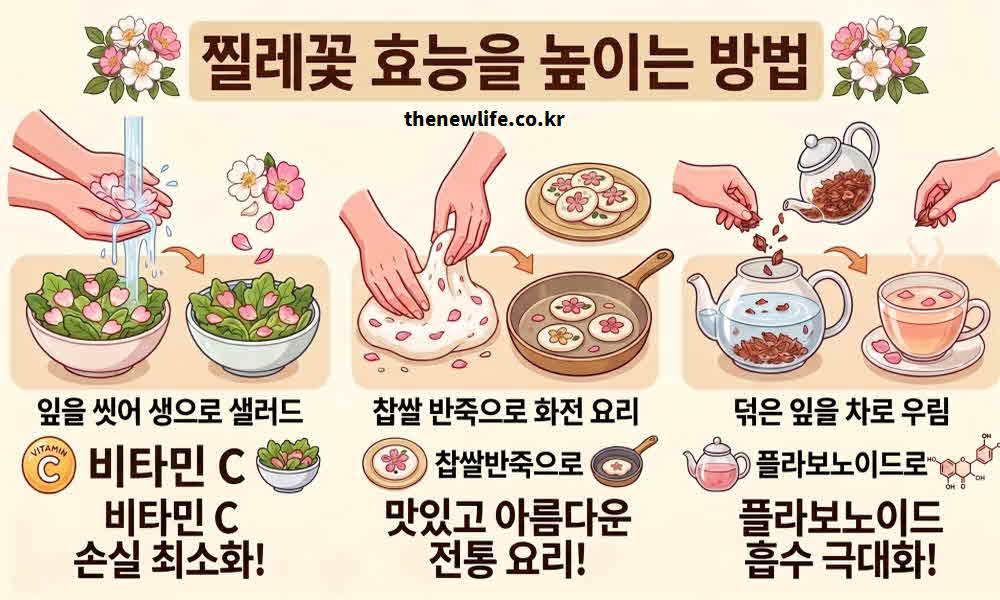 찔레꽃 효능 높이는 방법