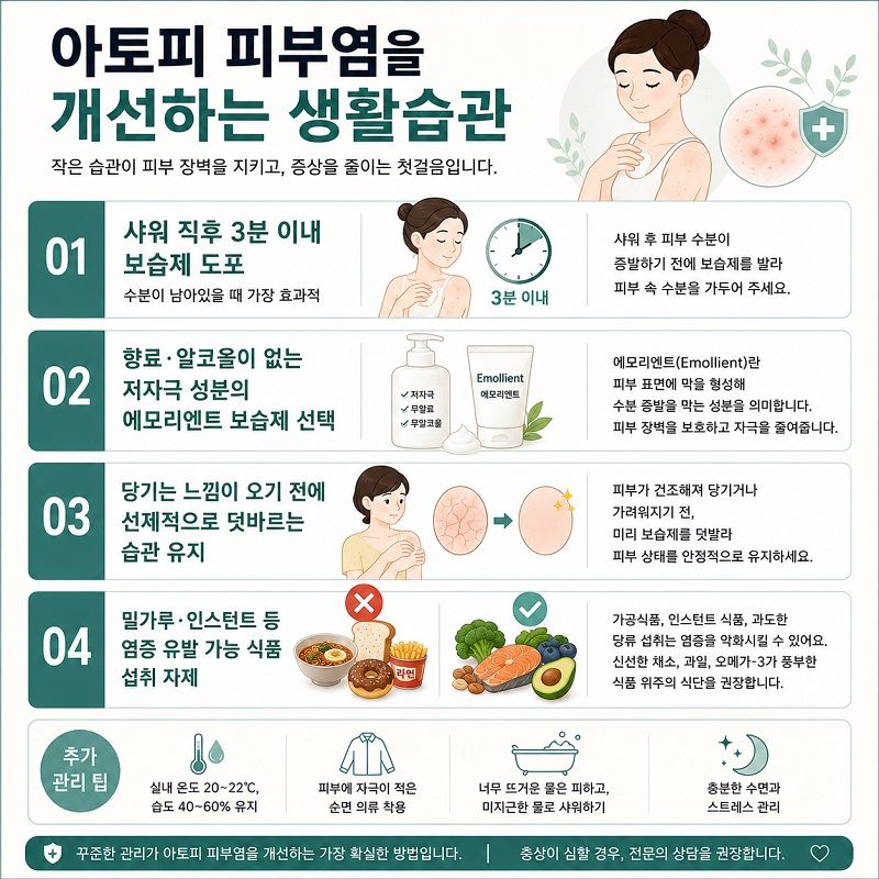아토피 피부염 개선