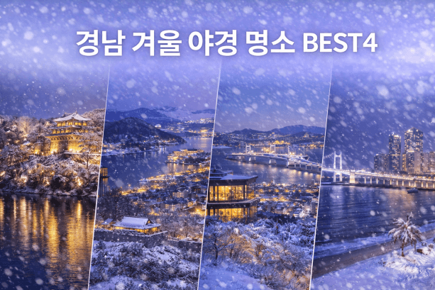 경남 겨울 명소 추천, 전망&middot;야경&middot;실내 여행 BEST 4