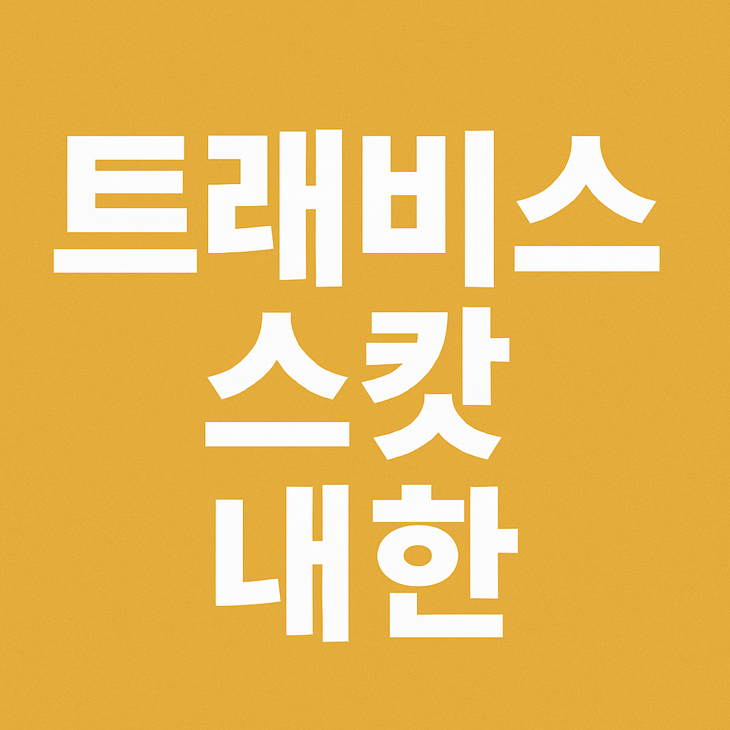 트래비스 스캇 내한 공연 콘서트