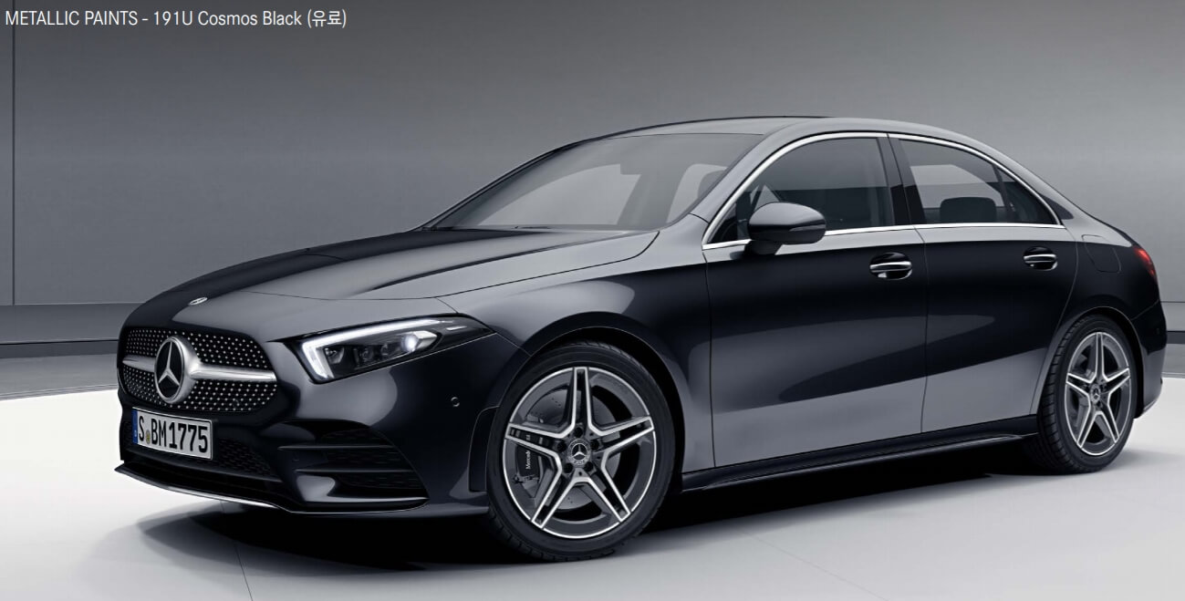 Cosmos Black(색상 코드 : 191) a클래스 색상코드 - Cosmos Black(색상 코드 : 191)