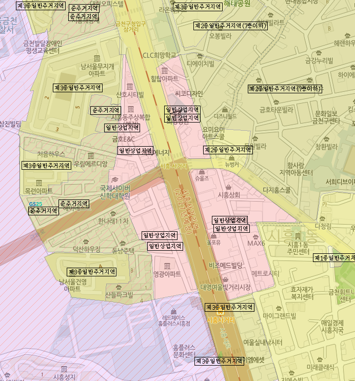 금천구 상업지역
