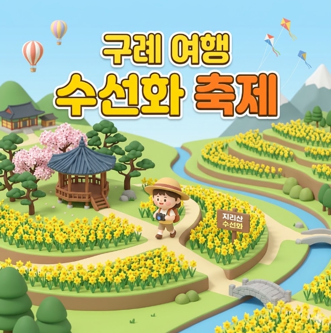 구례 반값여행 할인지원금 신청방법 화엄사 산수유축제 수선화축제 사성암