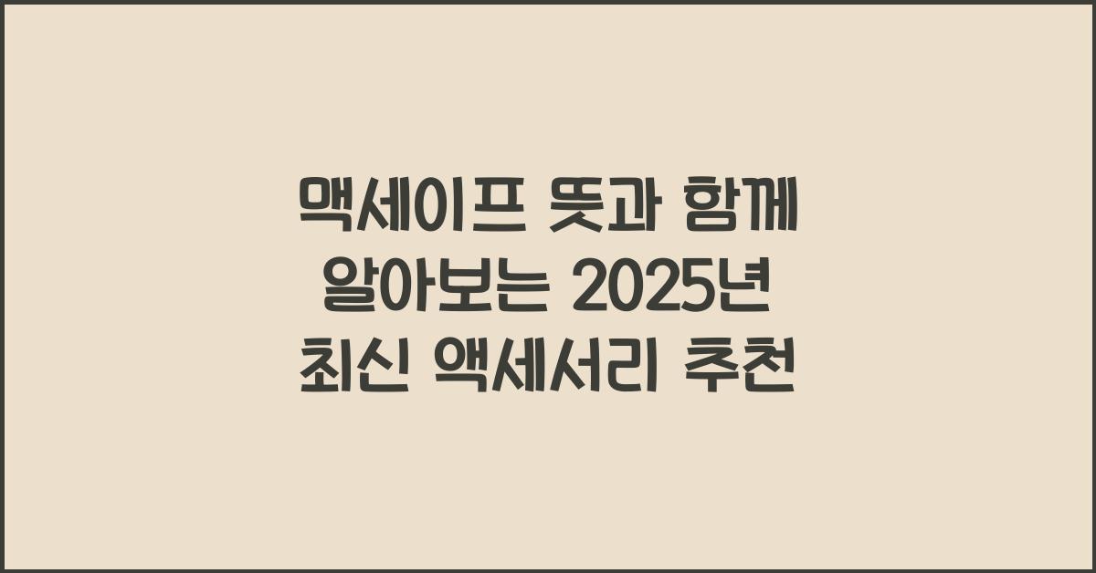 맥세이프 뜻