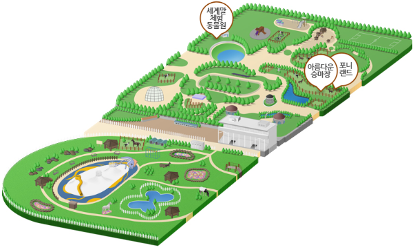 세계말체험동물원 지도