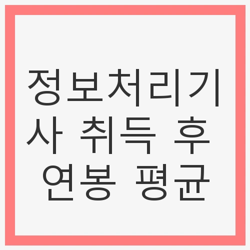 정보처리기사의 중요성