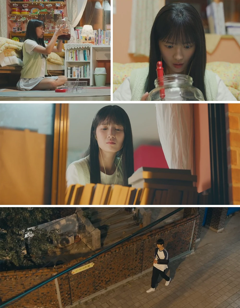 오미자담금주-마시고-더워서-창문에서-바람쐬다-선재외출-목격하는-솔이