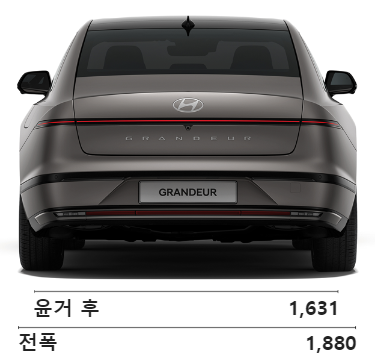 디 올 뉴 그랜저 넓이