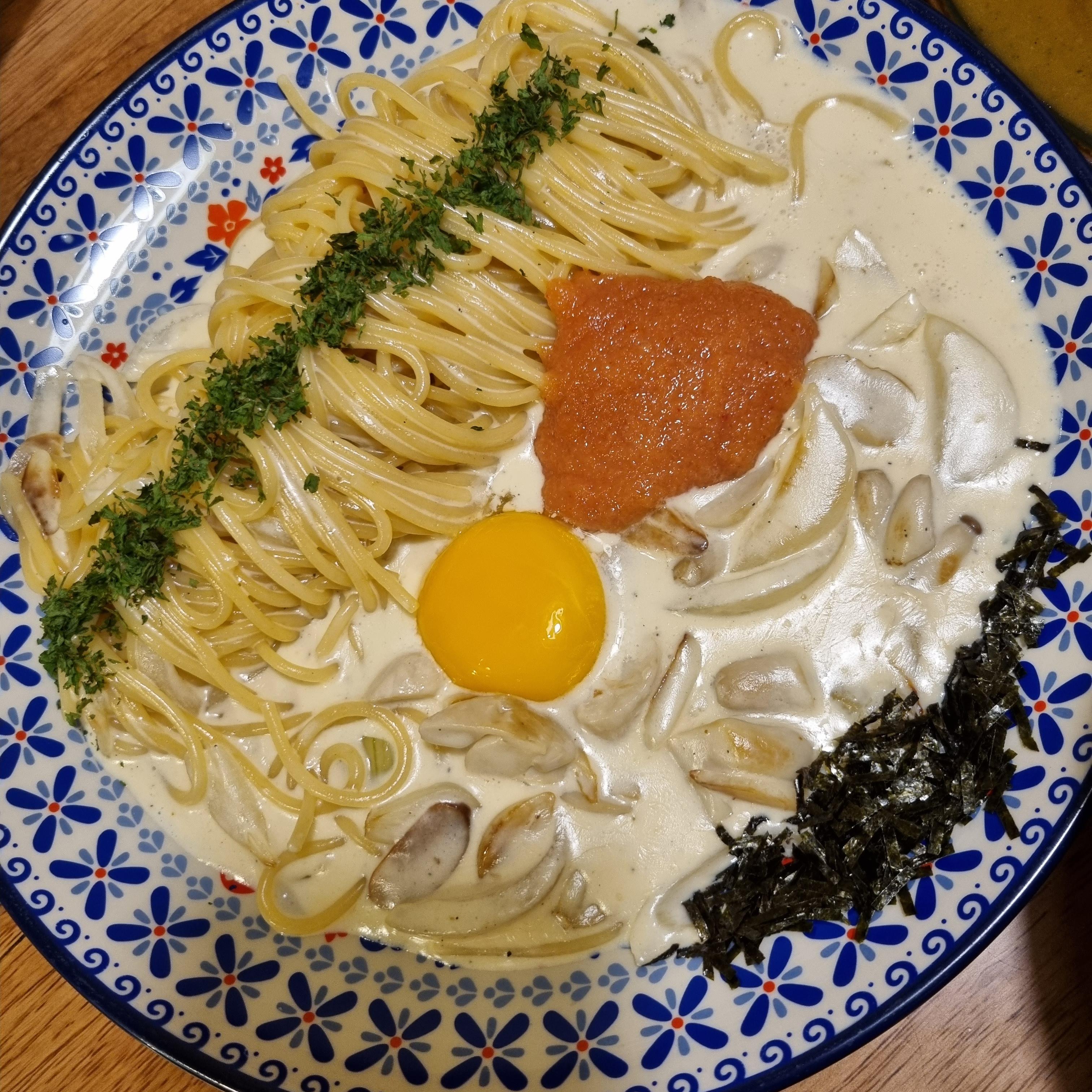 수원역 이치하치 명란크림파스타