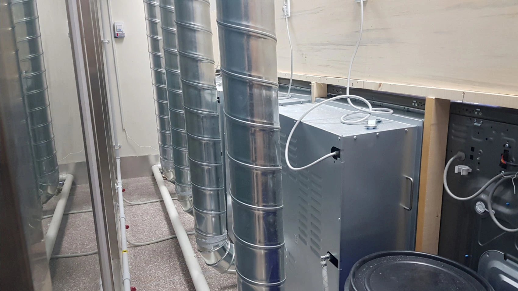 셀프빨래방 건조기 연통