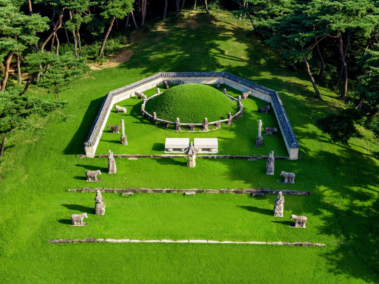 경기도 여주시에 위치한 세종대왕릉 전경