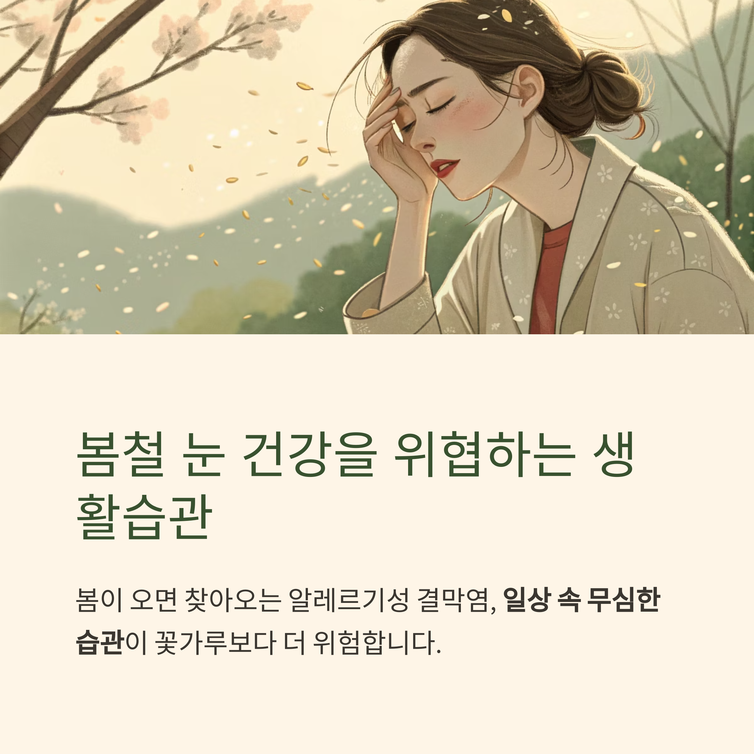 봄철 눈 건강