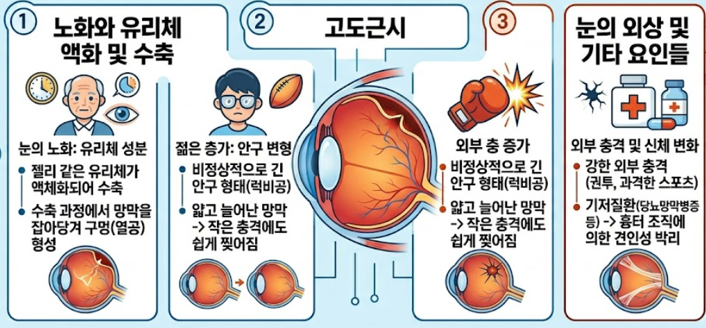 망막 박리 증상