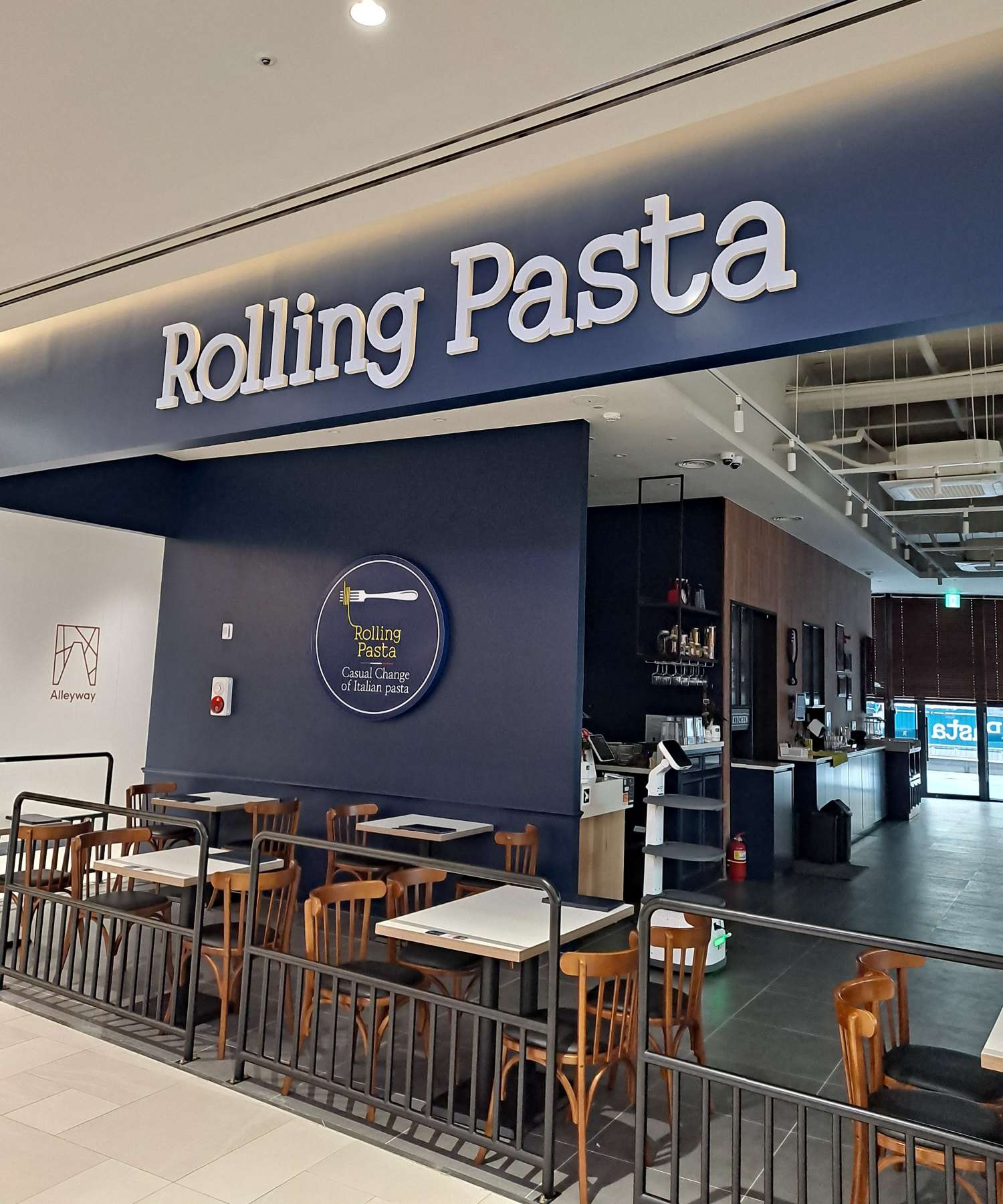 롤링파스타 좌석들