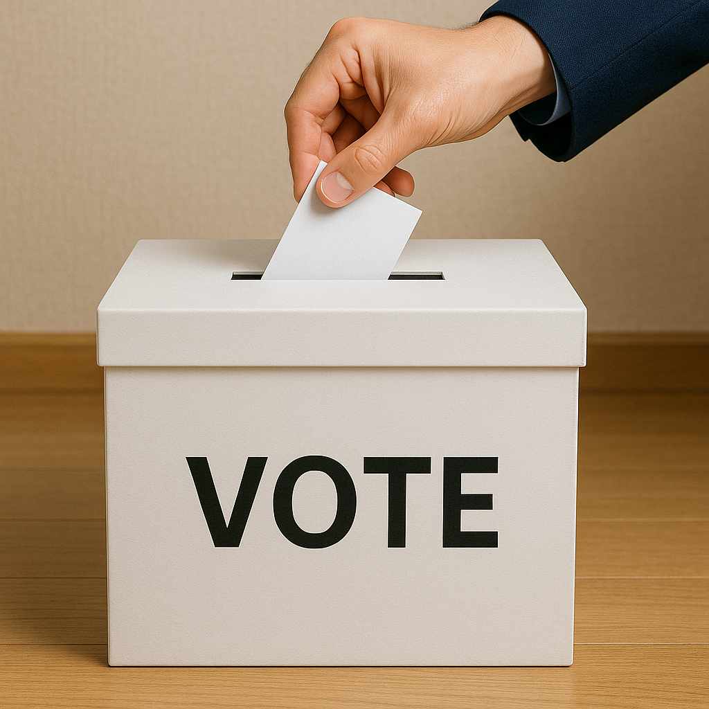 투표하는 이미지