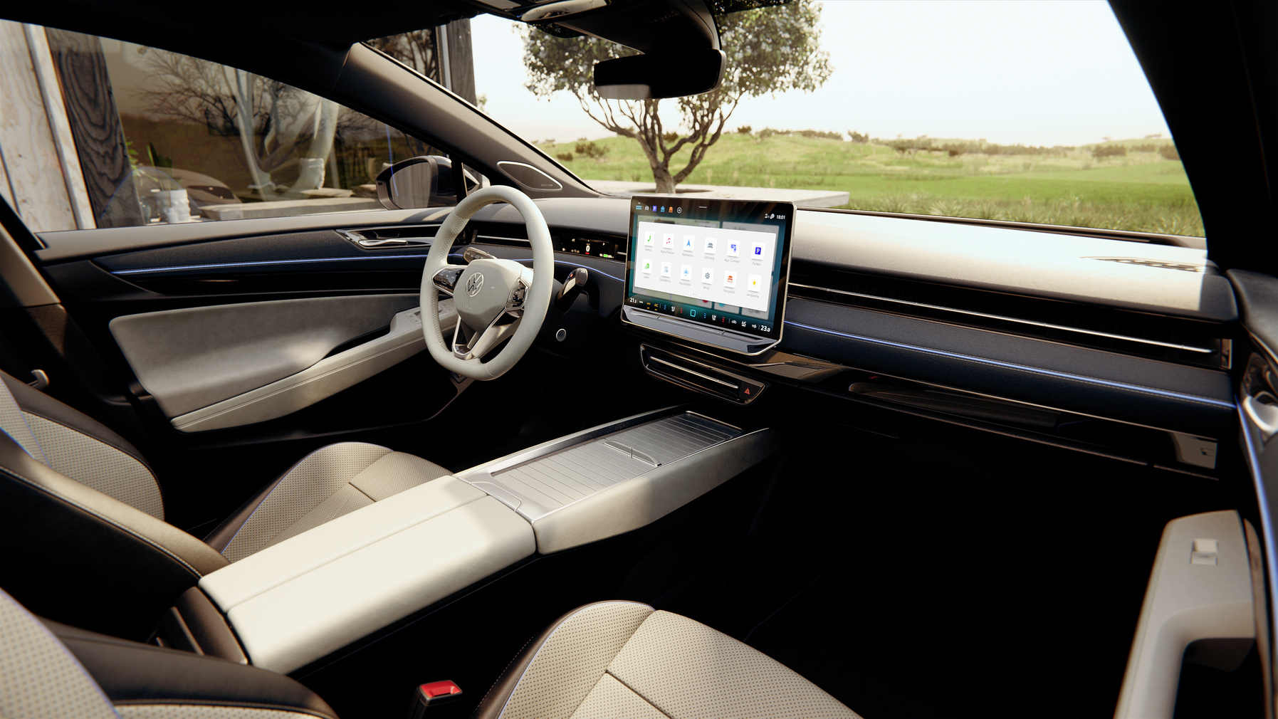 폭스바겐 플래그십 순수 전기 세단 'ID.7'