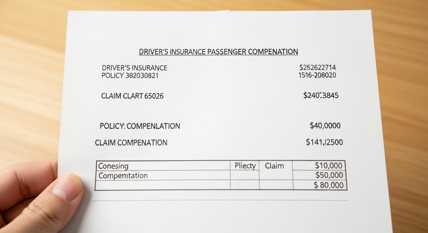 운전자보험 동승자 보상 서류