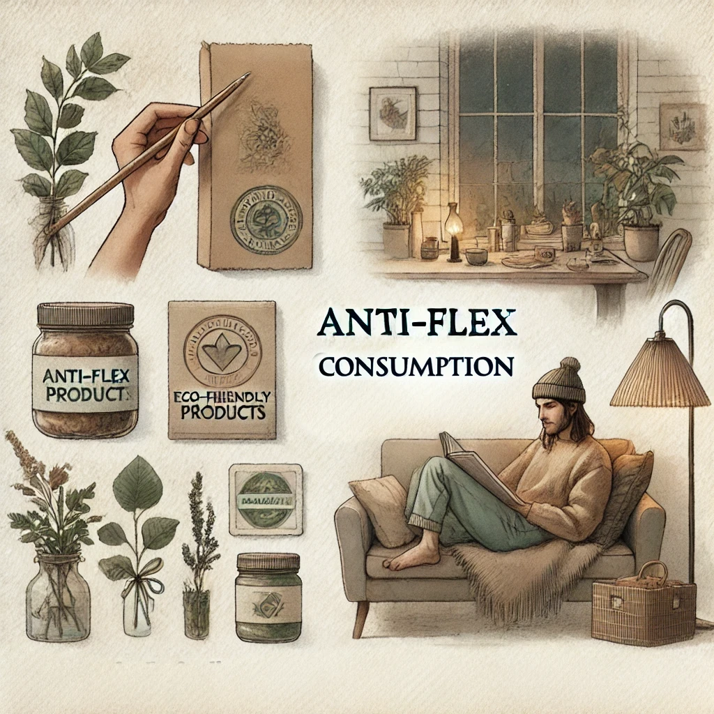 AN image illustrating 'Anti-Flex Consumption'