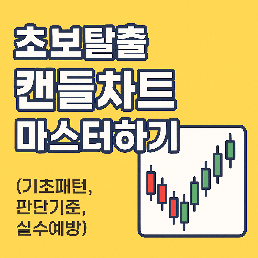 초보탈출 캔들차트 마스터하기 이미지