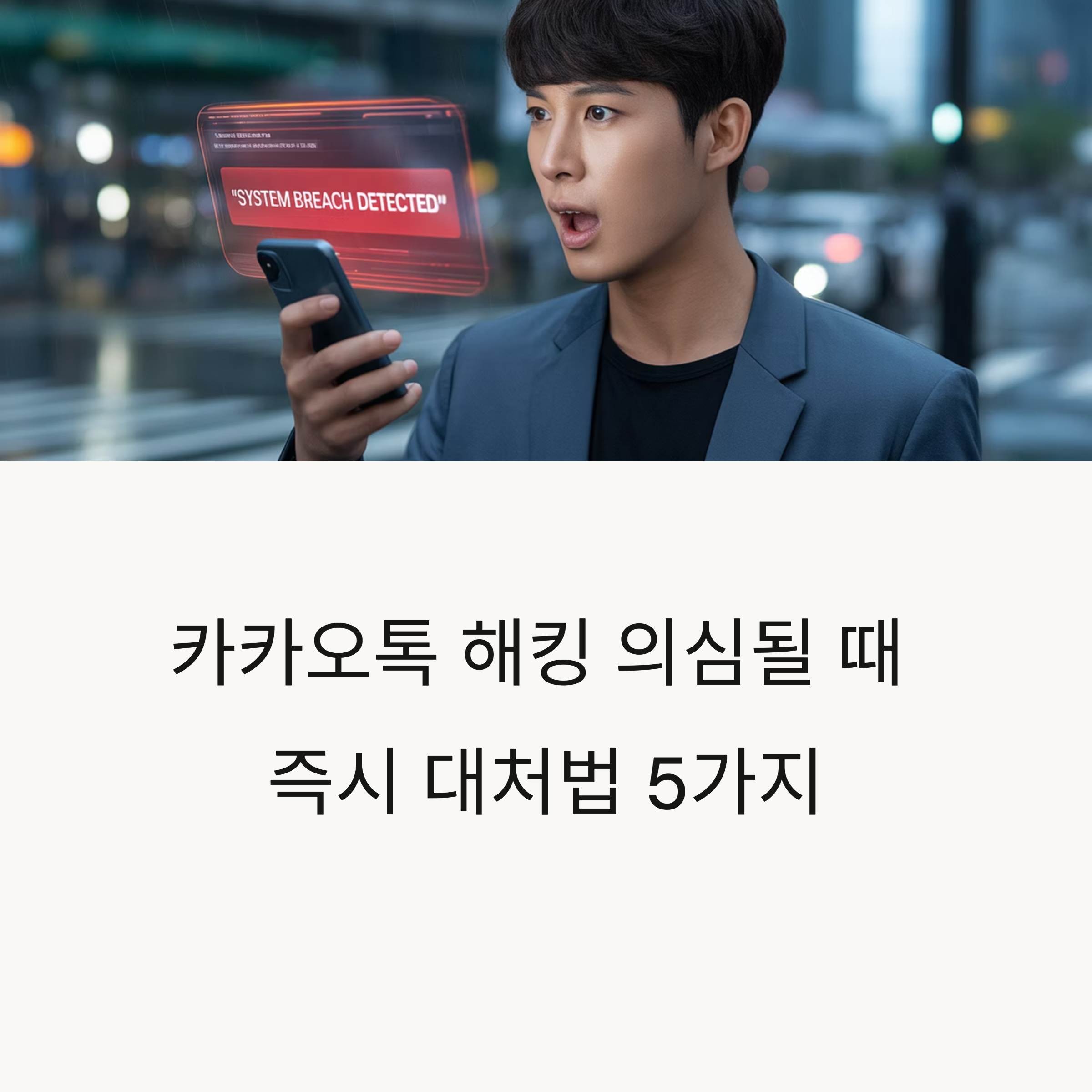 카카오톡 해킹
