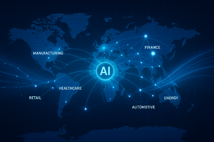 산업 전반으로 확산되는 글로벌 AI 데이터 네트워크 이미지