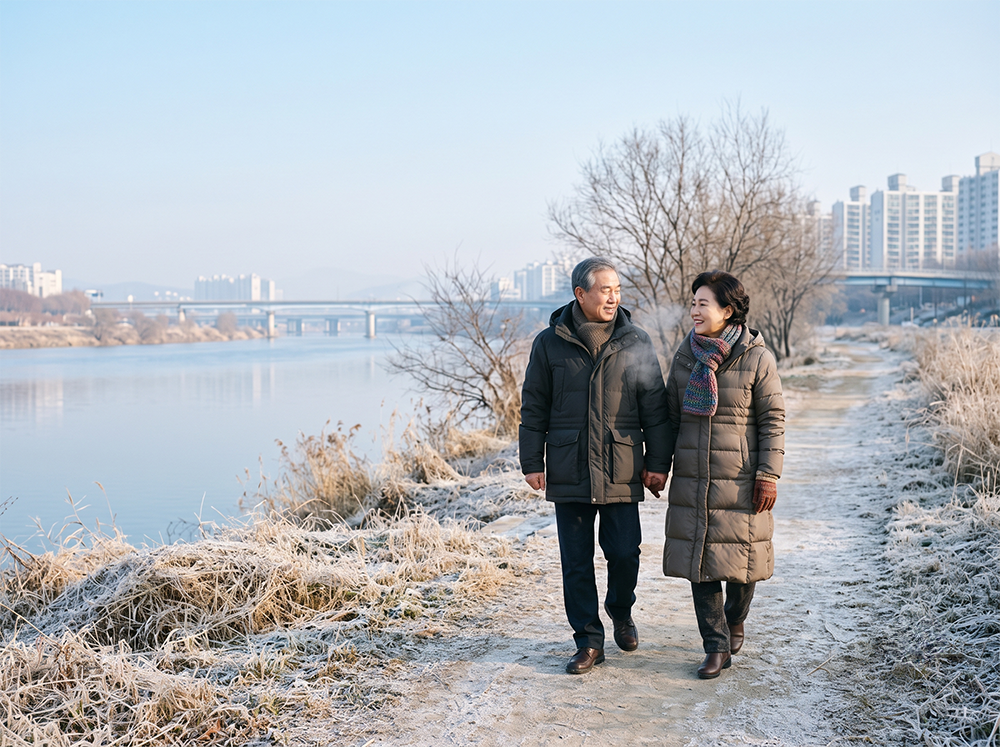 RSV 백신 효과 지속기간 겨울 산책