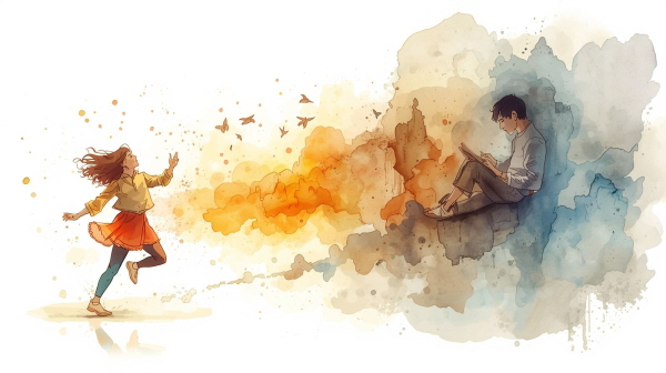 ESTP 청소년의 상실감은 순간의 즐거움 뒤에 찾아오는 허무에서 비롯됩니다에 관한 그림