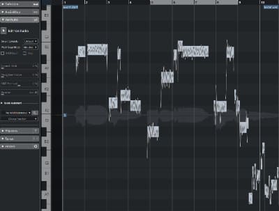 VariAudio 툴