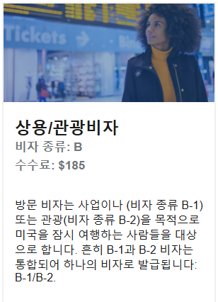 미국 비자 종류 및 신청방법 관광 유학 취업 이민