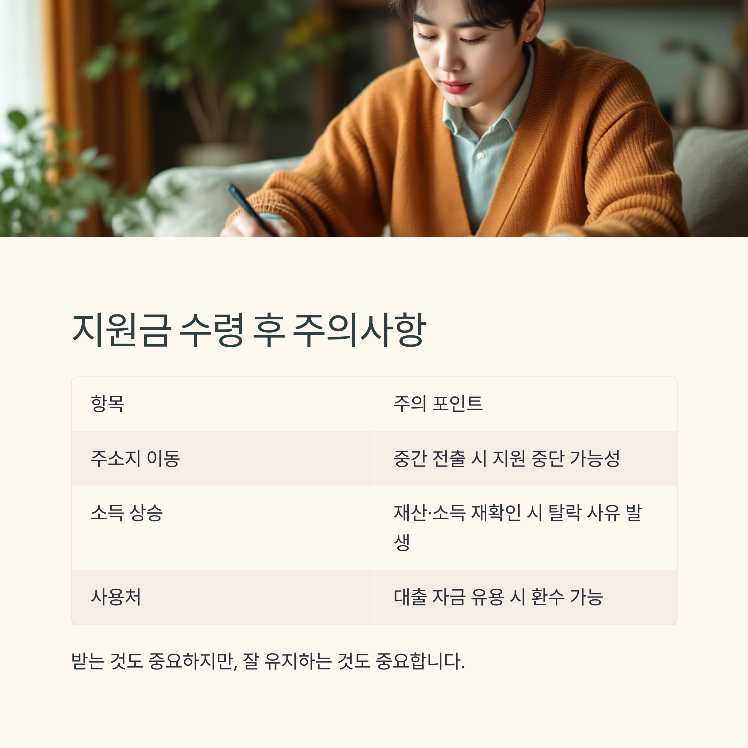 2025 정부 지원 주거자금! 바뀐 조건과 기준 체크리스트