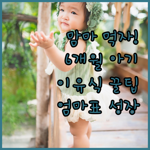 맘마 먹자! 6개월 아기 이유식, 엄