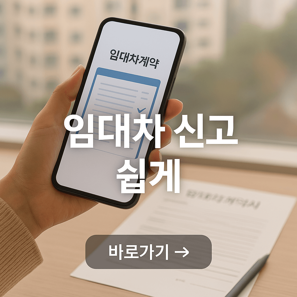 임대차 계약 신고 방법, 간단하게 끝내는 법