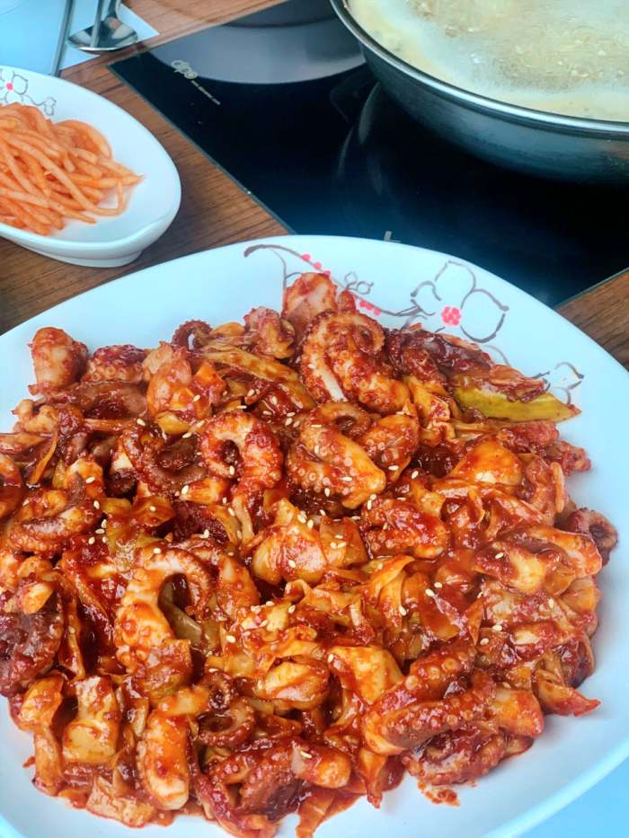 생방송오늘저녁 안성 금광호수 쭈꾸미 들깨칼국수 원두커피 3종세트 만3천원 주꾸미볶음 들깨 칼국수 맛집 추천