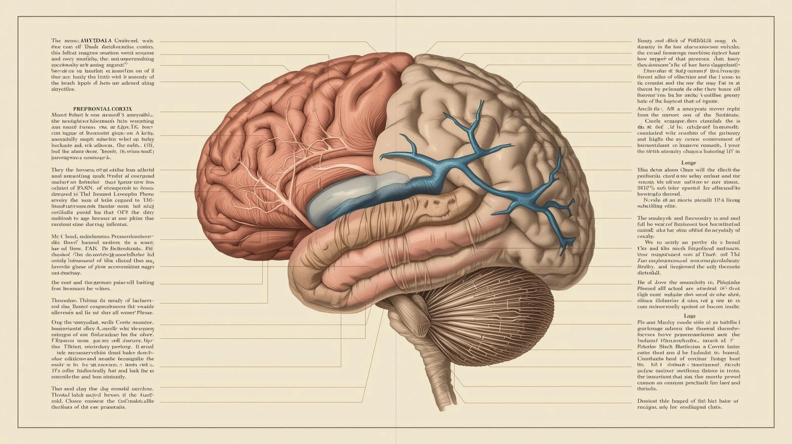 “자기비판 루프에 관여하는 뇌 구조를 나타낸 다이어그램