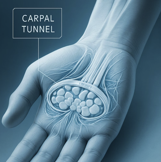 손목터널&amp;#44; 신경이 지나가는 좁은 길