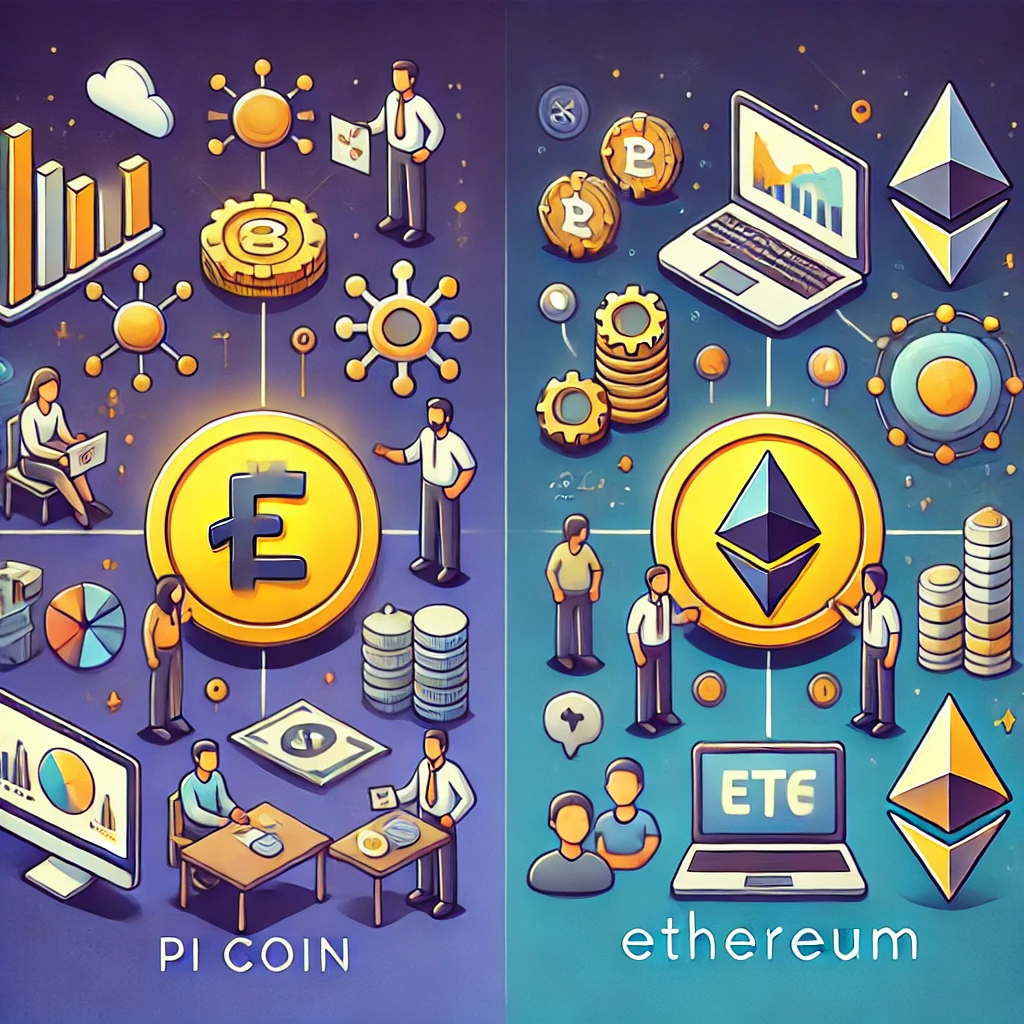파이 코인과 이더리움: 차이점
