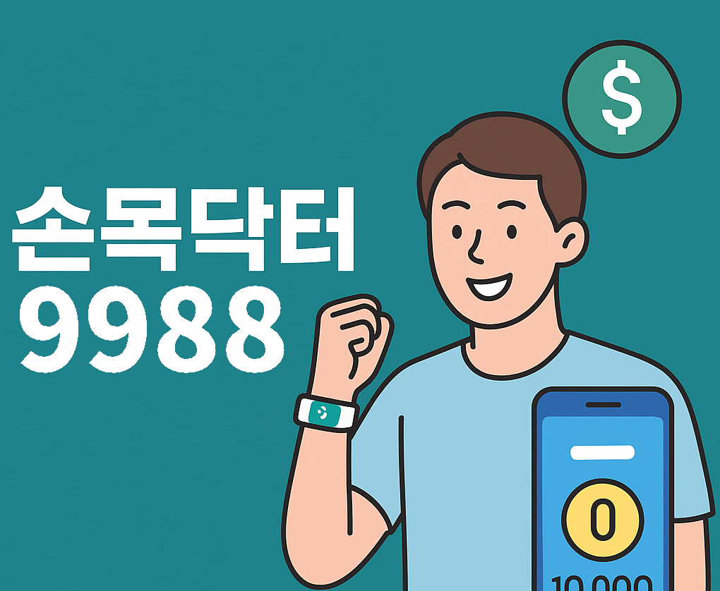 "돈버는앱!!! 손목닥터 걷기 어플 포인트 현금처럼 쓰는 법 지금바로 알아보기!"