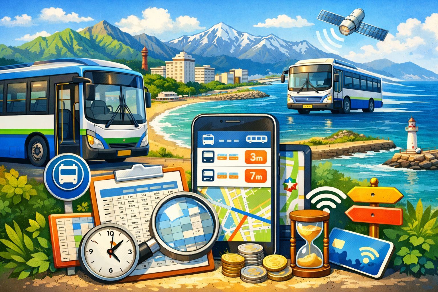 속초 시내버스 시간표 확인 방법 총정리|요금·환승시간·실시간 도착정보까지 한눈에 관련 사진