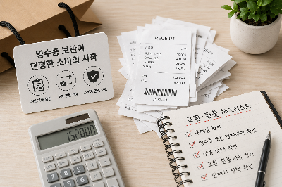 영수증을 보관해야 하는 이유, 교환과 환불 전에 알아둘 소비 상식