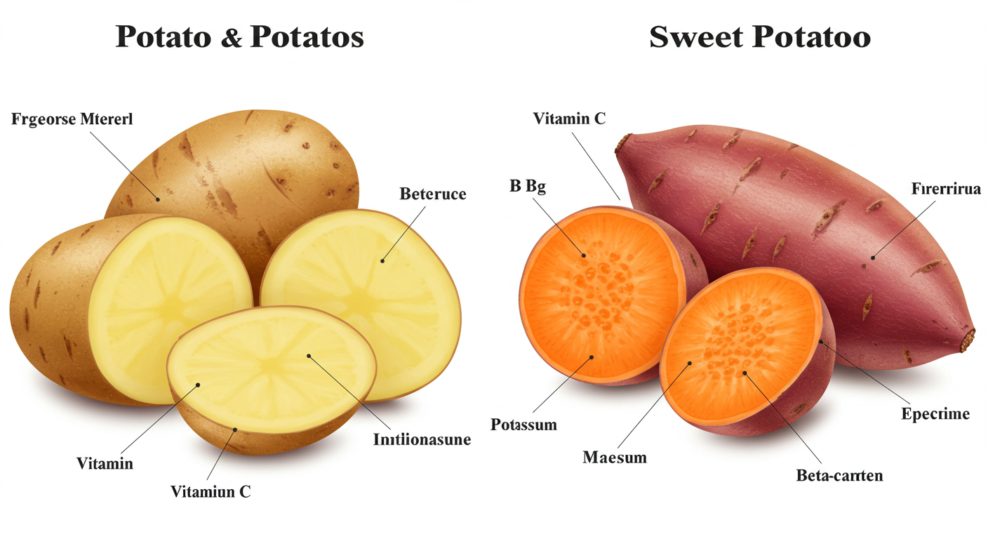 감자와 고구마의 놀라운 건강 효능