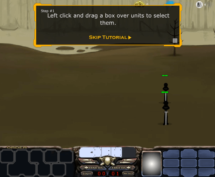 스틱워2-플래시게임-시작-화면