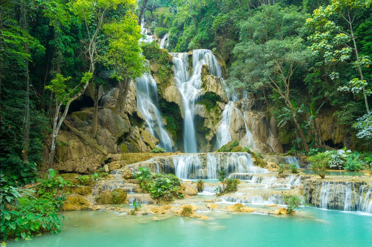 라오스 쿠앙시 폭포(Kuang Si Waterfall) 관련 사진