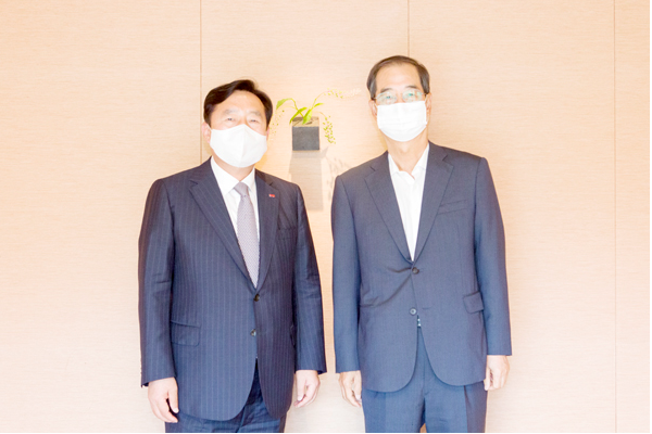 한덕수국무총리 간담