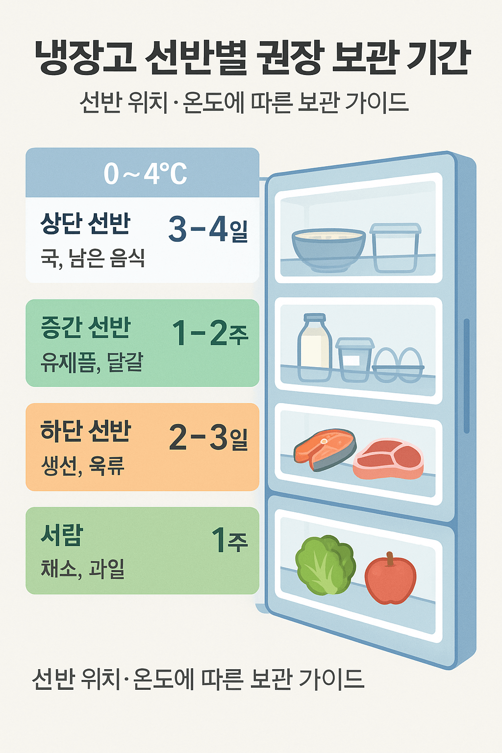 냉장고에 오래 두면 위험한 음식 7가지: 오늘 당장 점검하세요