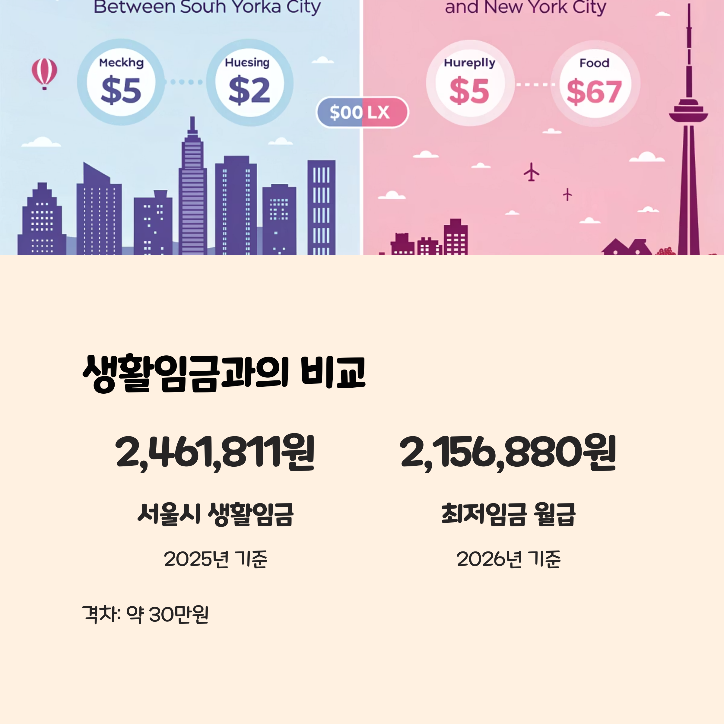 다른 기준과의 비교