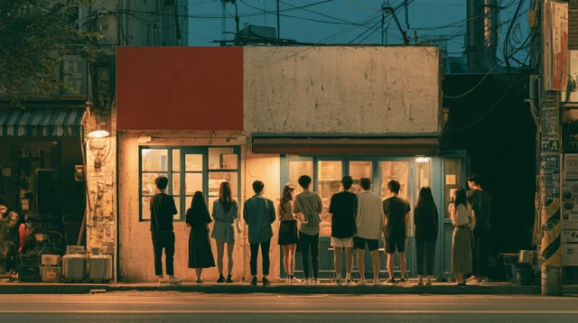 헤어지며 인사하는 참가자들
