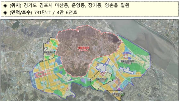 국토부, 수도권 서부지역 심각한 교통난 근본적 해결 추진... 4만6천호 규모 김포한강2 콤팩트시티 조성