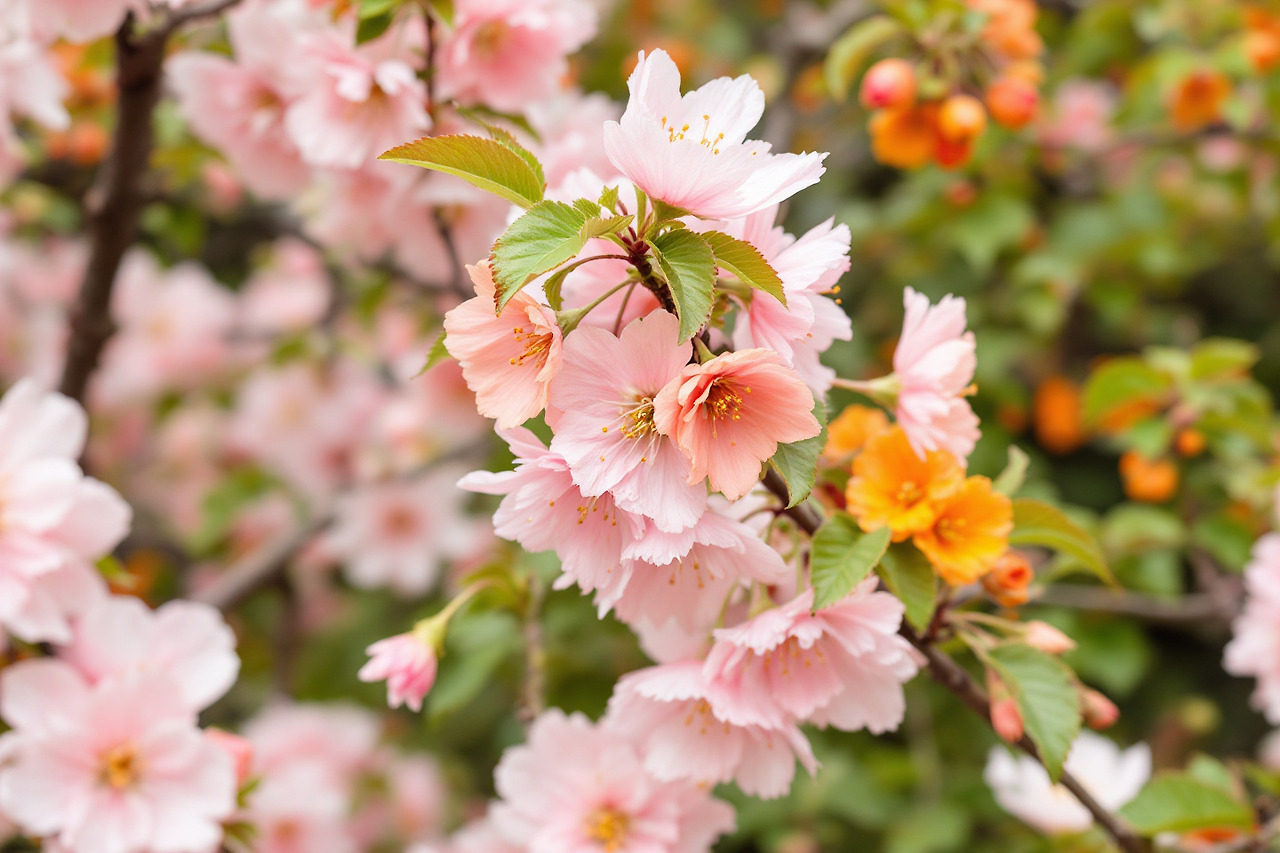 다양한 벚꽃 품종